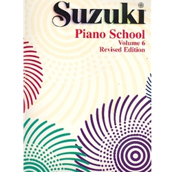 Suzuki Piano School 6 Revised Edition