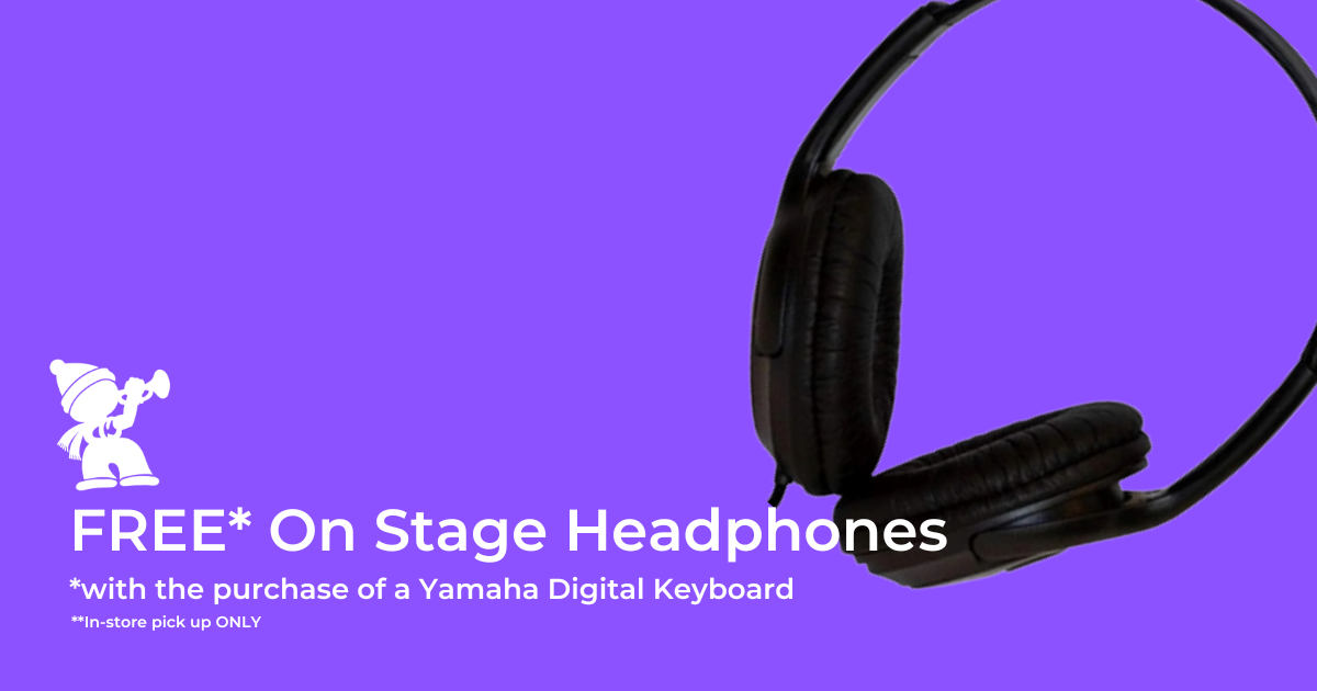 Free On-Stage Headphone with Yamaha Digital Keyboards | Marshall Music Co.
