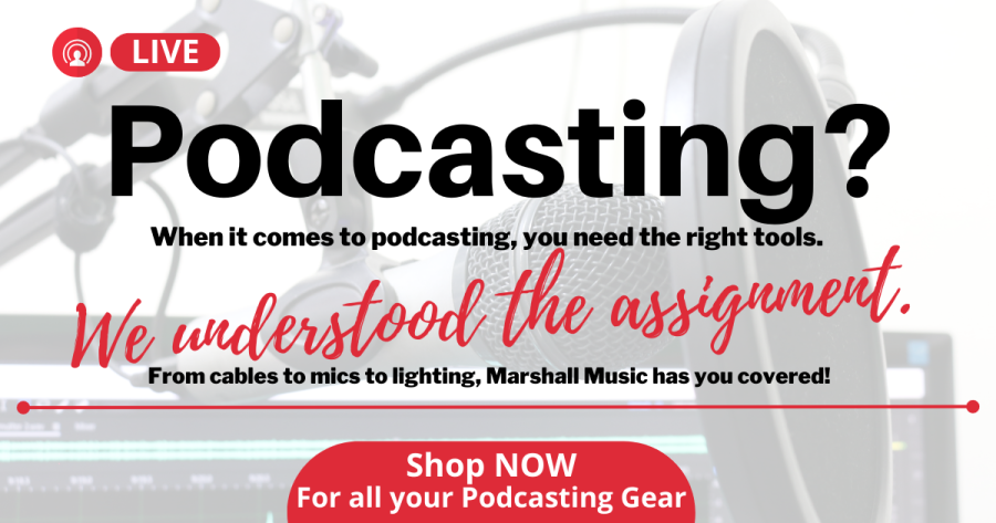 Podcasters Corner | Marshall Music Co.